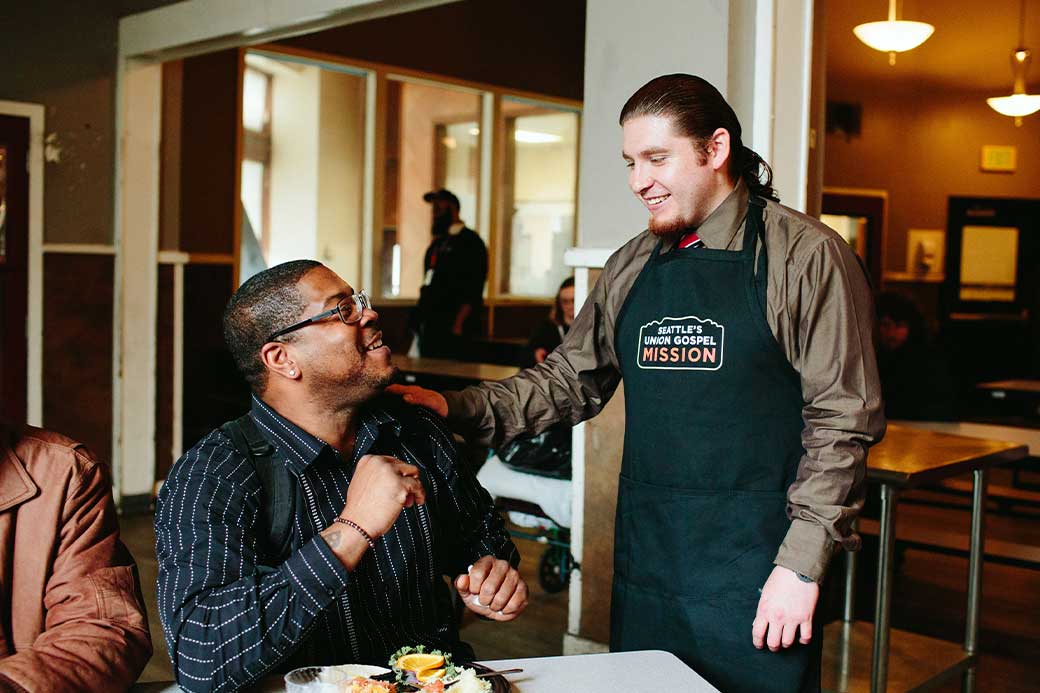 Man Served at Seattle's Union Gospel Mission