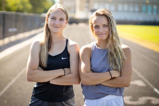 Mary Kate Marshall and Madison Kenyon of Idaho State University