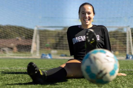 West Virginia soccer player Lainey Armistead